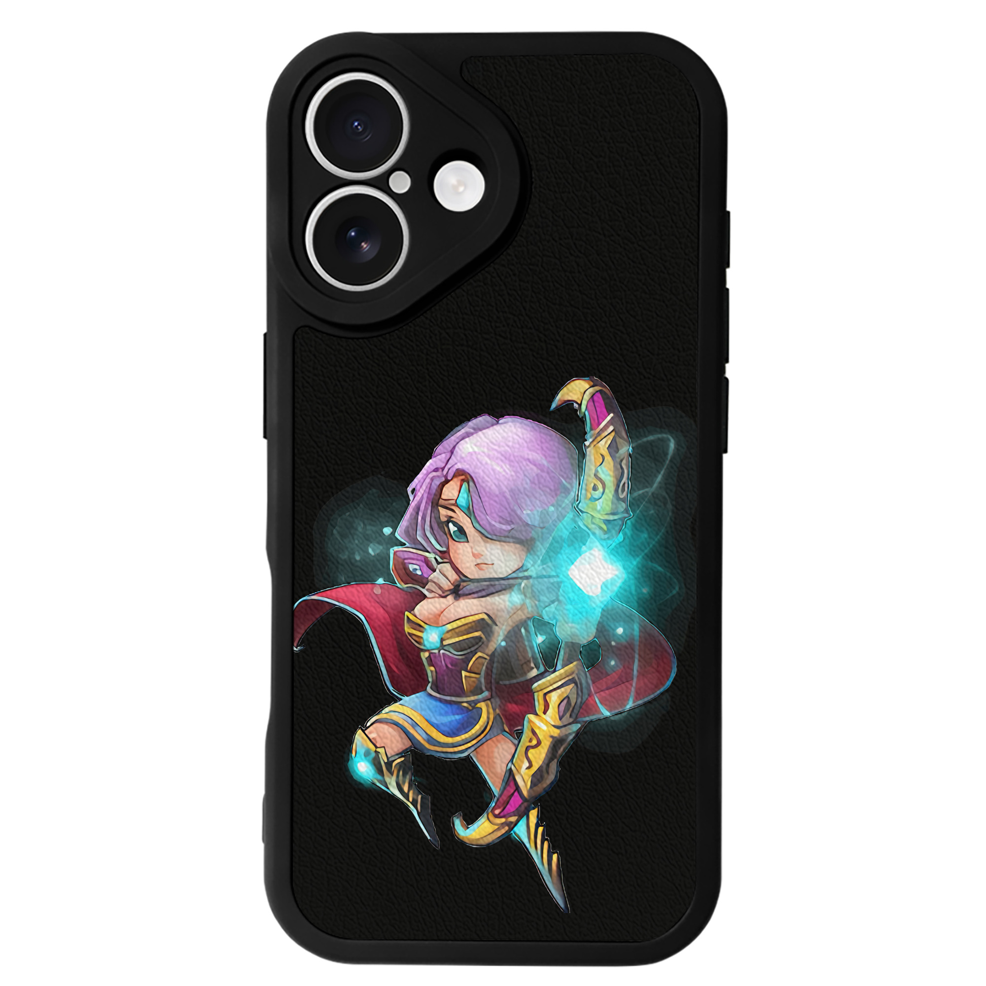 リーグ・オブ・レジェンド League of Legends LOL 【iPhone 16シリーズ対応】シリコンスマホケース（レザー調） 材質：シリコン
